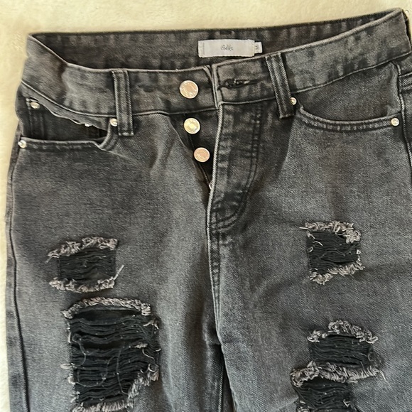 Black Ripped Jeans - Picture 4 of 5